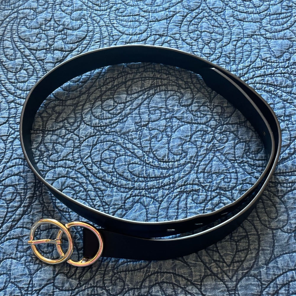 Black belt with Gold Buckle